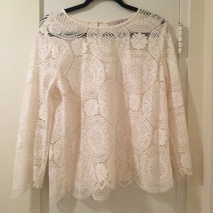 White Lace Blouse